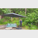 Clearance - PURPLE LEAF OPEN BOX Affordable Cantilever Umbrella for Patio