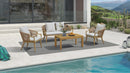 PURPLE LEAF Buler 4/8 Pieces Modern Patio Conversation Set with Rattan Chairs and Coffee Table Sofa for Poolside