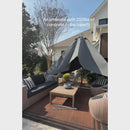 PURPLE LEAF Outdoor Sun Heavy Duty Cantilever Umbrella for Patio, Porch, Beach