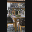 PURPLE LEAF 7/9/11 Pieces Patio Dining Set Cushions Wicker Outdoor Dining Table and Chairs