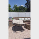 PURPLE LEAF Morden White Outdoor Umbrella Premium Aluminum Patio Cantilever Pool Sun Umbrellas