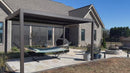 PURPLE LEAF Athena Outdoor Louvered Pergola Adjustable Metal Roof Bronze Hardtop Gazebo Patio Pavilion