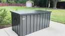 PURPLE LEAF Outdoor Deck Box Waterproof Lockable Storage Box Container with Lid Deck Organization for Patio Cushions Side Table Pool Accessories Garden Tools