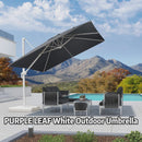 PURPLE LEAF White Outdoor Patio Umbrella Economical Large Patio Umbrellas