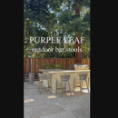 PURPLE LEAF Outdoor Bar Stools Set of 2 Modern Wicker Aluminum Bar Chairs with Wraparound Arm Backrest for Outdoor or Indoor