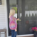 PURPLE LEAF Sanori Classical with Table Patio Conversation Set with Beige Ottoman and Cushions for Backyard or Porch