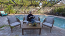 PURPLE LEAF Buler 4/8 Pieces Modern Patio Conversation Set with Rattan Chairs and Coffee Table Sofa for Poolside