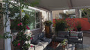 PURPLE LEAF Louvered Pergola Outdoor Aluminum Pergola with Adjustable Roof for Deck Backyard Garden Hardtop Gazebo