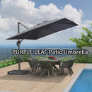 Clearance - PURPLE LEAF OPEN BOX Affordable Cantilever Umbrella for Patio