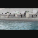 PURPLE LEAF Patio Chaise Lounge Chair, Aluminum Pool Lounge Chairs for Outdoor with 2 Cushions for Deck, Pool, Lawn, Garden, Courtyard, Porch