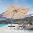 Clearance - PURPLE LEAF OPEN BOX Deluxe Aluminum Outdoor Patio Umbrella