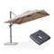PURPLE LEAF UV Resistant Patio Umbrella Affordable Outdoor Umbrella with Base