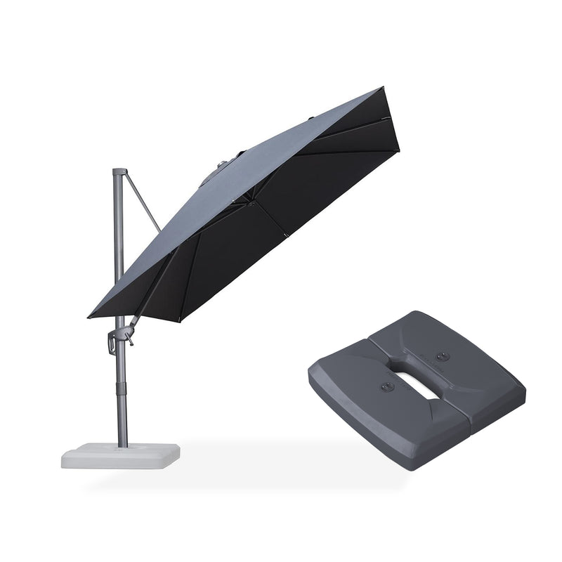 PURPLE LEAF UV Resistant Patio Umbrella Affordable Outdoor Umbrella with Base