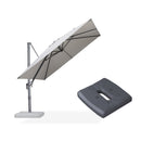 PURPLE LEAF UV Resistant Patio Umbrella Affordable Outdoor Umbrella with Base