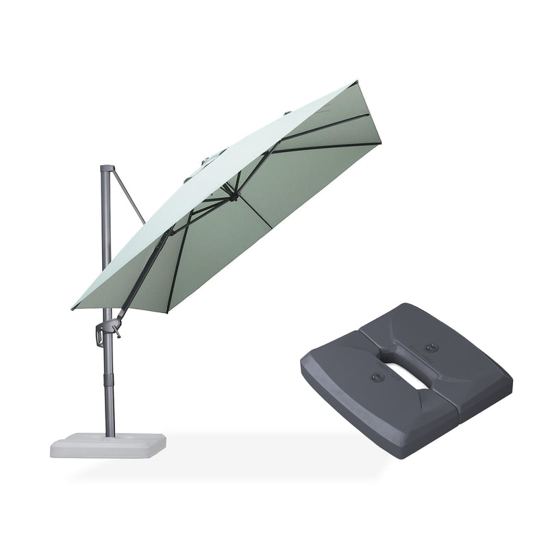 PURPLE LEAF UV Resistant Patio Umbrella Affordable Outdoor Umbrella with Base