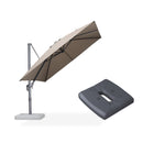 PURPLE LEAF UV Resistant Patio Umbrella Affordable Outdoor Umbrella with Base