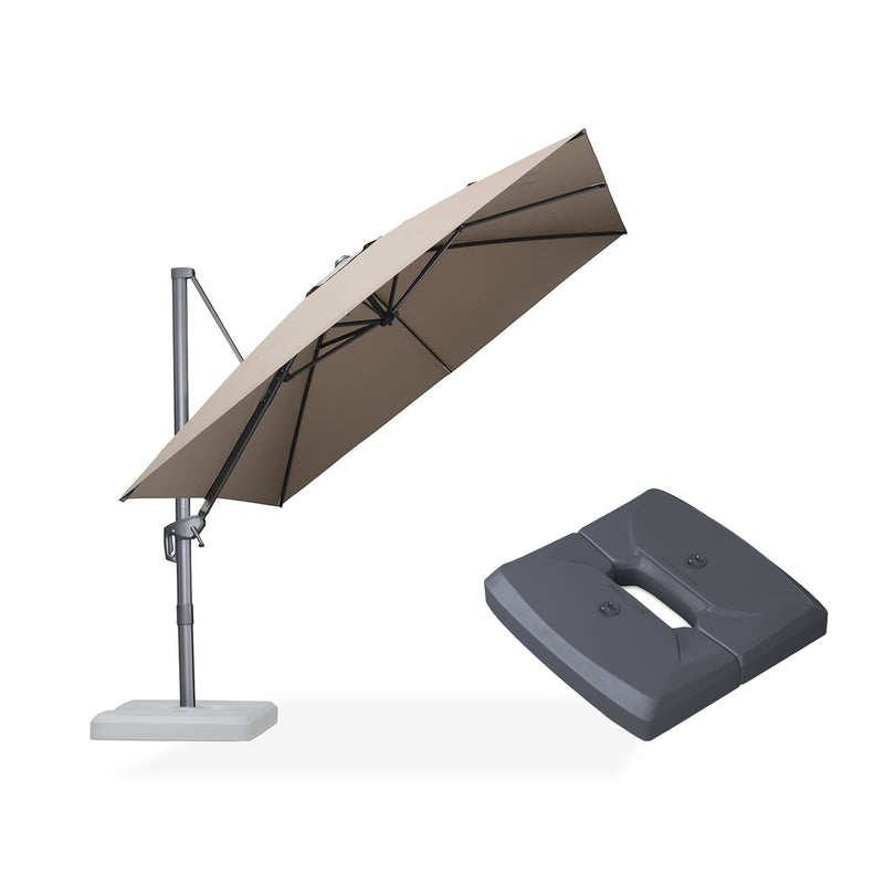 PURPLE LEAF UV Resistant Patio Umbrella Affordable Outdoor Umbrella with Base