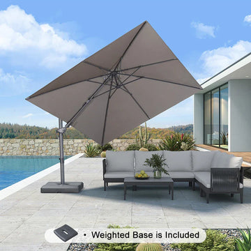 gray chevron patio umbrella UV-Resistant Patio Umbrella