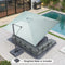PURPLE LEAF UV Resistant Patio Umbrella Affordable Outdoor Umbrella with Base
