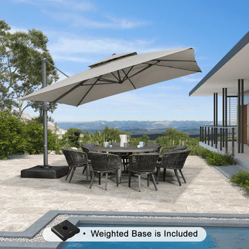fade resistance patio umbrella UV50+ Cantilever Umbrella