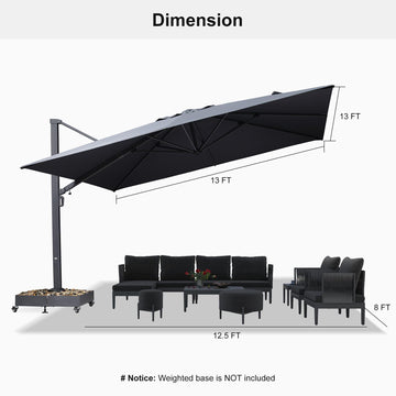 corliving 13 x 11 ft aluminum deluxe offset patio umbrella 13x13 / 11x15 ft Outdoor synapse25 Burton Feather Snowboard - Bait Color:Olive Metallic maintenance Umbrella includes cross