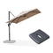 PURPLE LEAF UV Resistant Patio Umbrella Affordable Outdoor Umbrella with Base