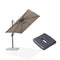 PURPLE LEAF UV Resistant Patio Umbrella Affordable Outdoor Umbrella with Base