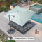PURPLE LEAF UV Resistant Patio Umbrella Affordable Outdoor Umbrella with Base