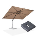 PURPLE LEAF UV Resistant Patio Umbrella Affordable Outdoor Umbrella with Base