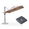 PURPLE LEAF UV Resistant Patio Umbrella Affordable Outdoor Umbrella with Base