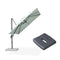 PURPLE LEAF UV Resistant Patio Umbrella Affordable Outdoor Umbrella with Base