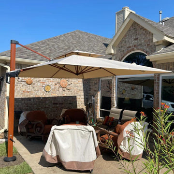 abba patio umbrella and base In-Ground Umbrella Base