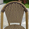 OPEN BOX I PURPLE LEAF Bistro Chair (Set of 2) French Hand-Woven Wicker Chairs