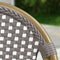 OPEN BOX I PURPLE LEAF Bistro Chair (Set of 2) French Hand-Woven Wicker Chairs