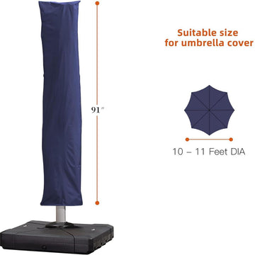 10 foot patio umbrella cover Cantilever Umbrella Cover