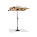 PURPLE LEAF Crank and Tilt Table Umbrella Outdoor Patio Market Umbrella with Visible Hand Crank System - Purple Leaf Garden