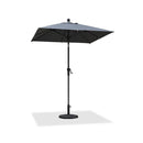 PURPLE LEAF Crank and Tilt Table Umbrella Outdoor Patio Market Umbrella with Visible Hand Crank System - Purple Leaf Garden