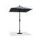 PURPLE LEAF Crank and Tilt Table Umbrella Outdoor Patio Market Umbrella with Visible Hand Crank System - Purple Leaf Garden