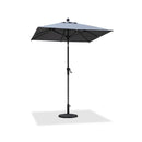 PURPLE LEAF Crank and Tilt Table Umbrella Outdoor Patio Market Umbrella with Visible Hand Crank System - Purple Leaf Garden