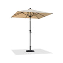 PURPLE LEAF Crank and Tilt Table Umbrella Outdoor Patio Market Umbrella with Visible Hand Crank System - Purple Leaf Garden