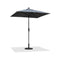 PURPLE LEAF Crank and Tilt Table Umbrella Outdoor Patio Market Umbrella with Visible Hand Crank System - Purple Leaf Garden