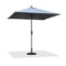 PURPLE LEAF Crank and Tilt Table Umbrella Outdoor Patio Market Umbrella with Visible Hand Crank System - Purple Leaf Garden