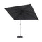 PURPLE LEAF Crank and Tilt Table Umbrella Outdoor Patio Market Umbrella with Visible Hand Crank System - Purple Leaf Garden