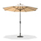 PURPLE LEAF Crank and Tilt Table Umbrella Outdoor Patio Market Umbrella with Visible Hand Crank System - Purple Leaf Garden