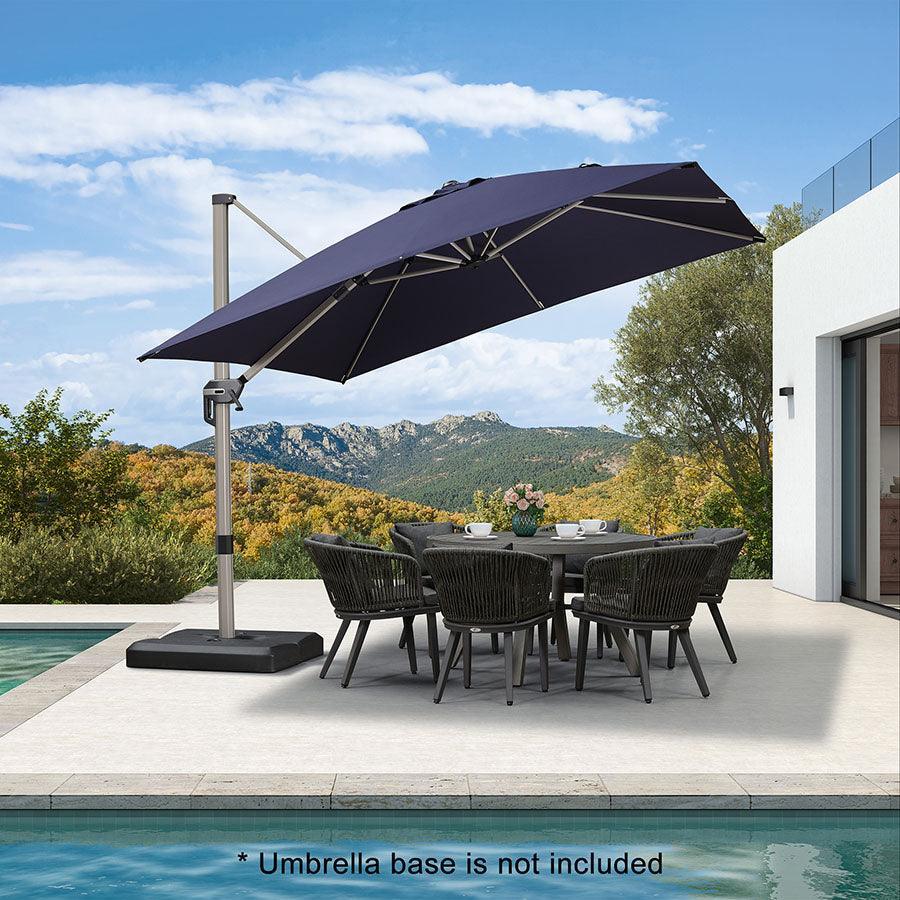 Open-Box Aluminum Cantilever Umbrella