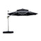 PURPLE LEAF Double Top 360 Degree Rotation 10 / 11 / 12 / 13 ft Round Outdoor Classic Umbrella