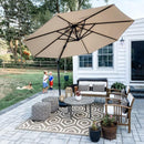 PURPLELEAF patio umbrella Beige/10'Round