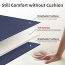 PURPLE LEAF Extra Large 2 Pieces Outdoor Aluminum Chaise Lounge Chair with Wheels - Purple Leaf Garden