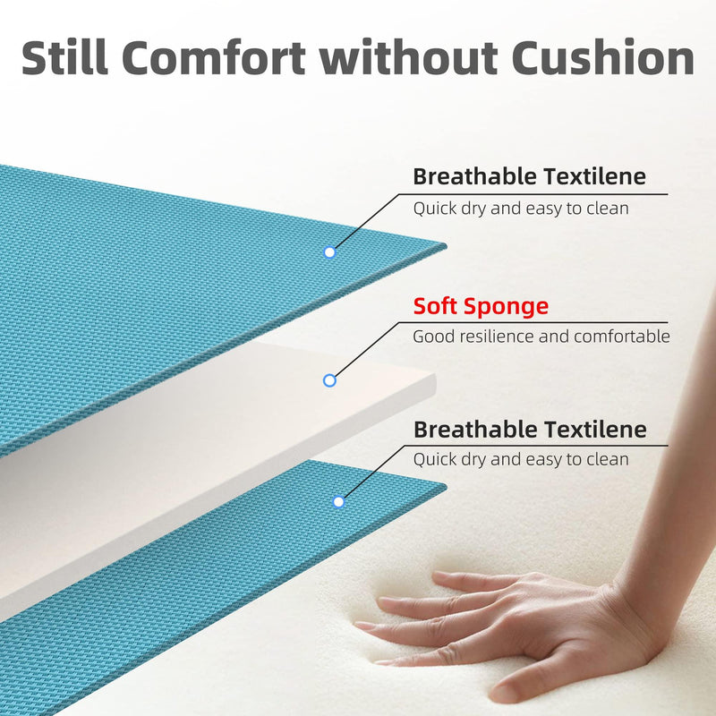 PURPLE LEAF Extra Large 2 Pieces Outdoor Aluminum Chaise Lounge Chair with Wheels - Purple Leaf Garden