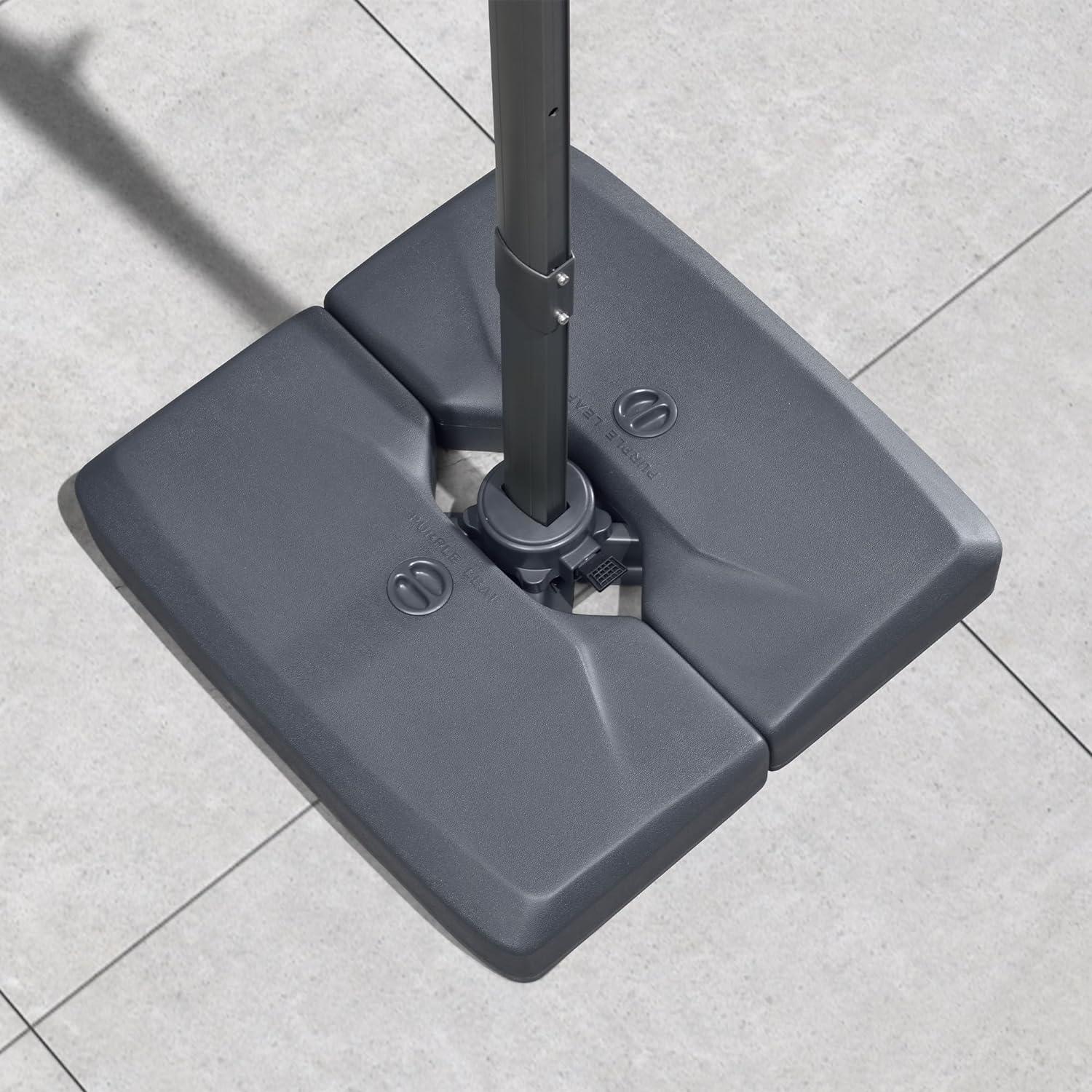 Grey Patio Umbrella Base | Durable & Stylish Design